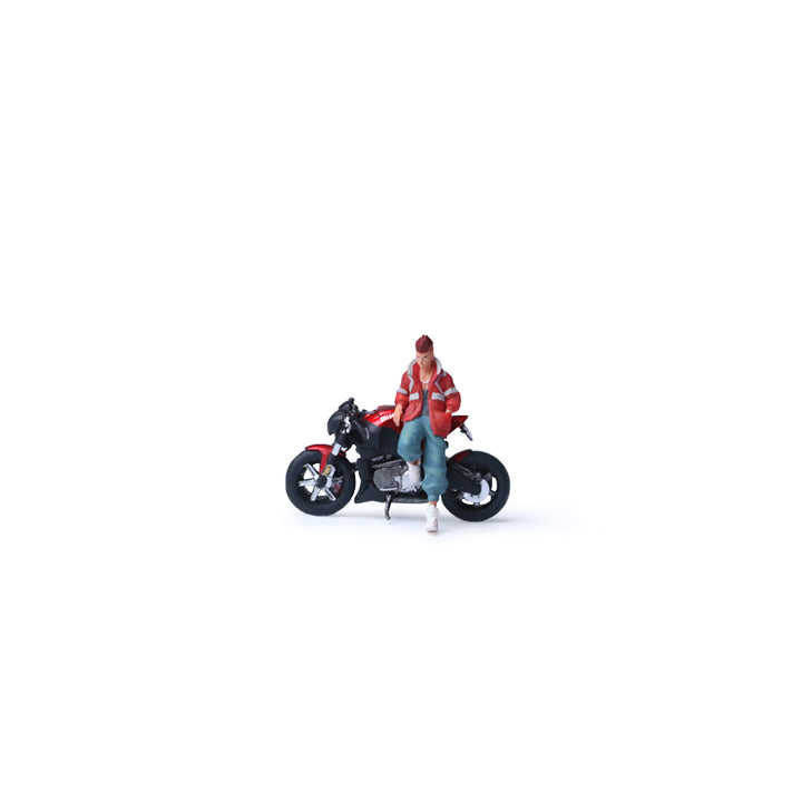 [Preorder] MoreArt 1:64 BUELL XB12S  RED MOTORCYCLE DOLL MO222179