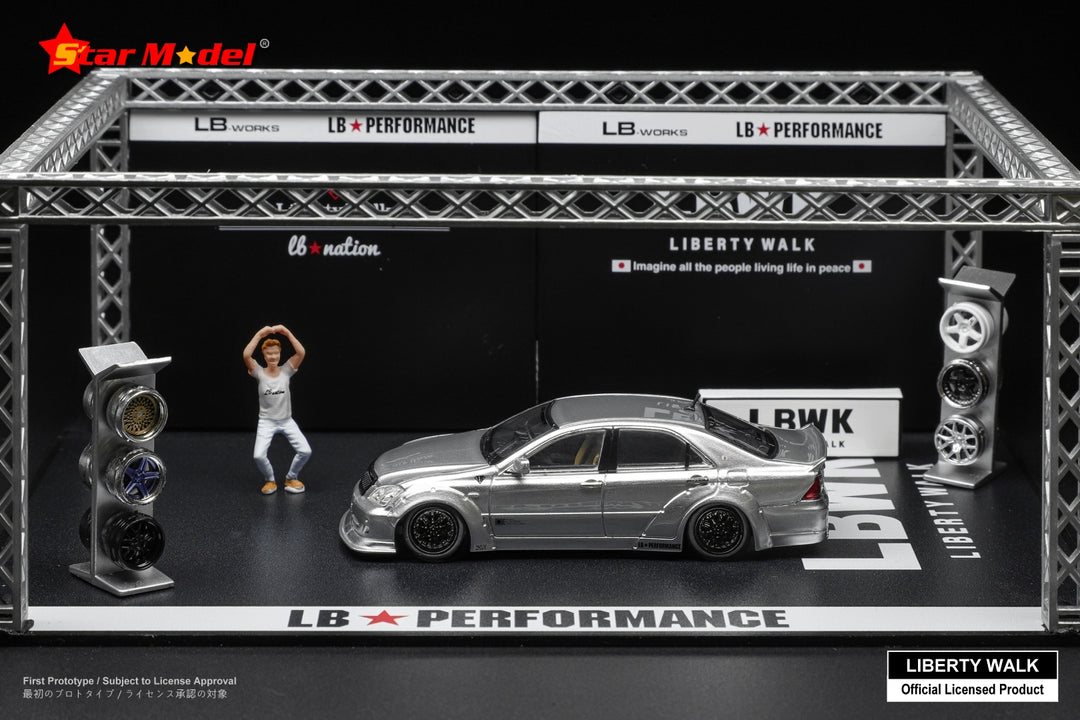 [Preorder] Star Model 1:64 LBWK licensed Toyota Crown The 12nd Generation S180 LB Nation (6 Versions)