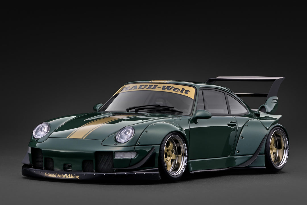 [Preorder] Ignition Model 1:18 Porsche RWB 993 Metallic Green IG4145