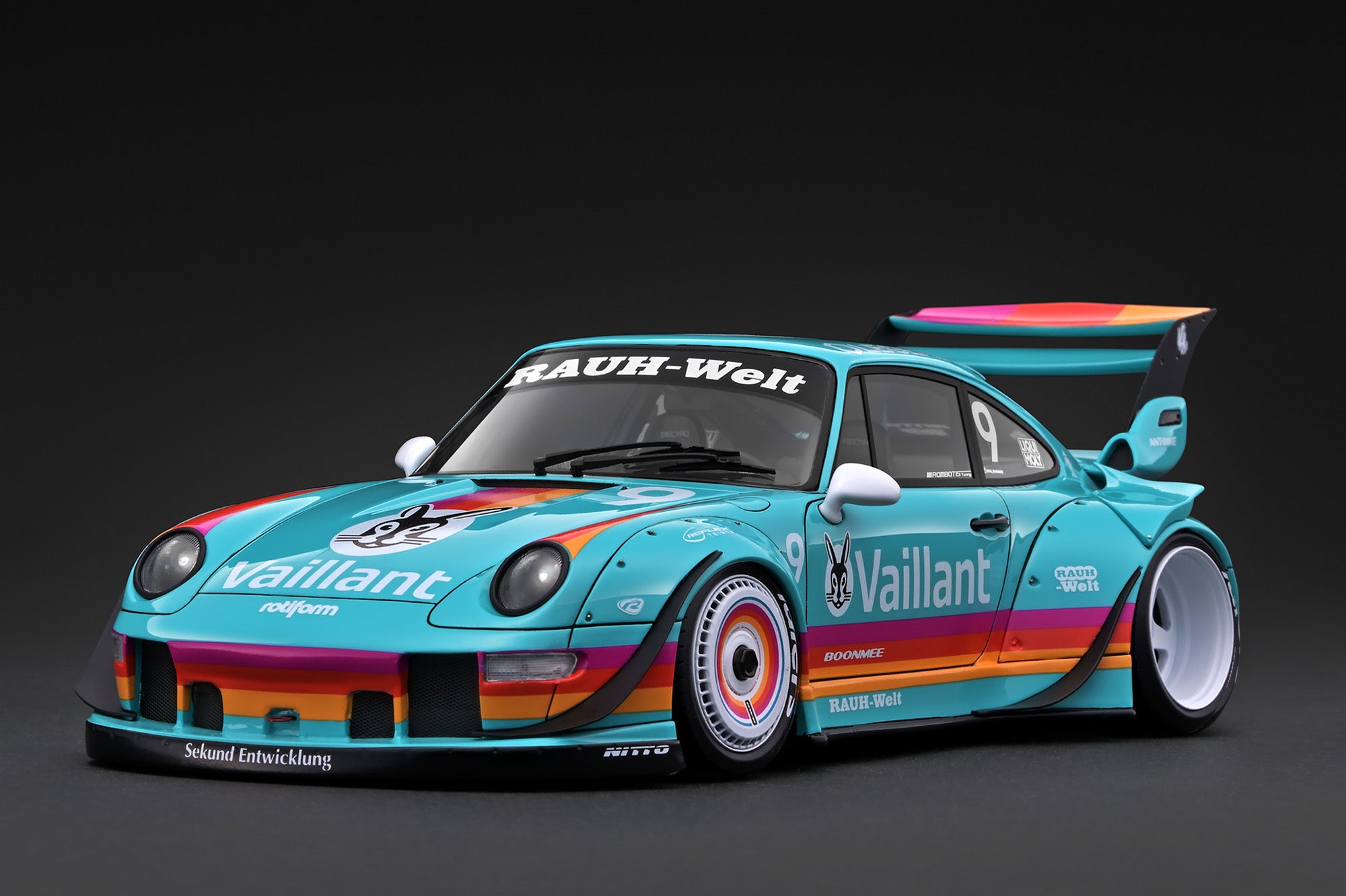 Preorder] Ignition Model 1:18 Porsche RWB 993 Blue-Green IG4146
