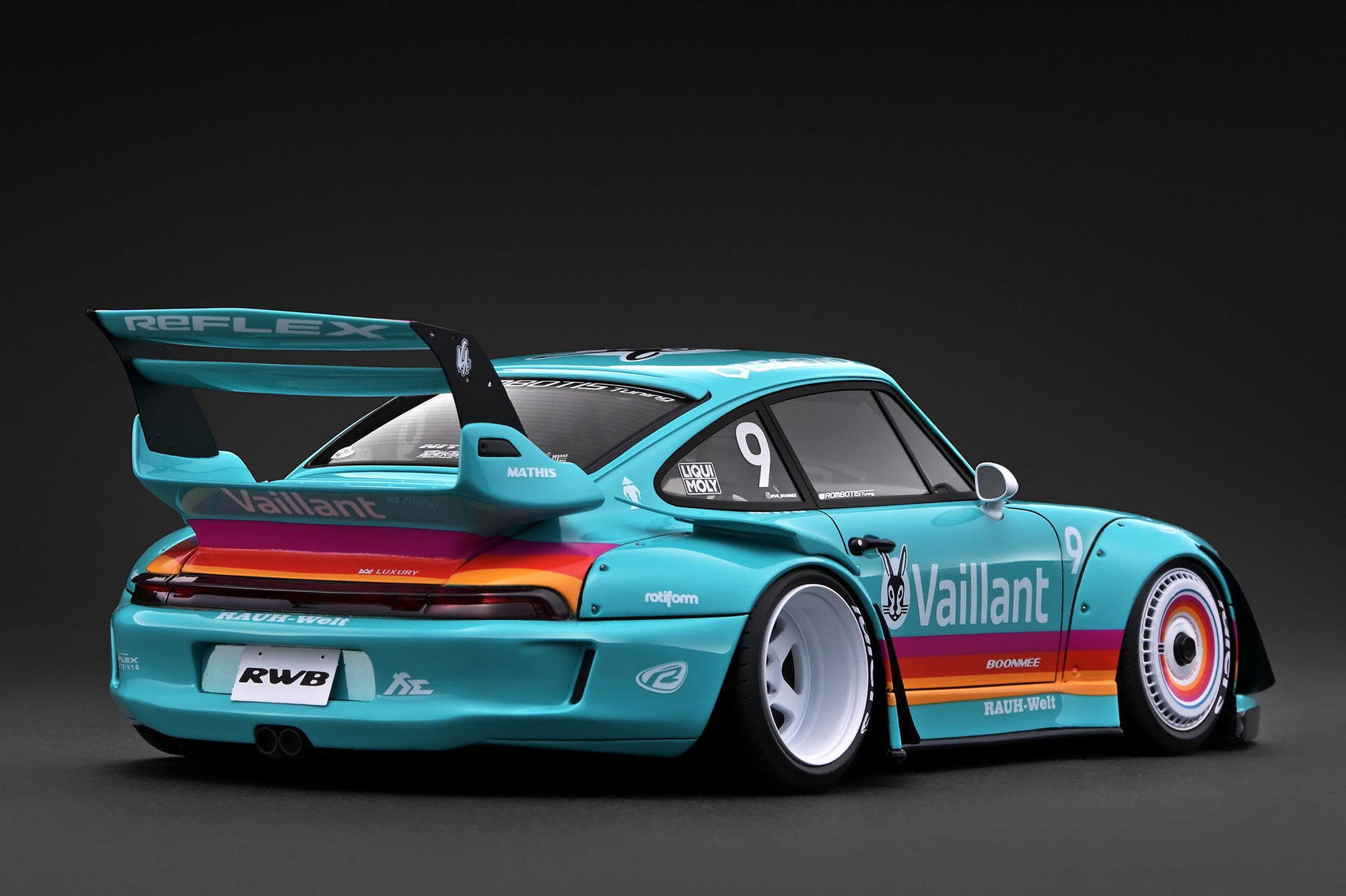 Preorder] Ignition Model 1:18 Porsche RWB 993 Blue-Green IG4146