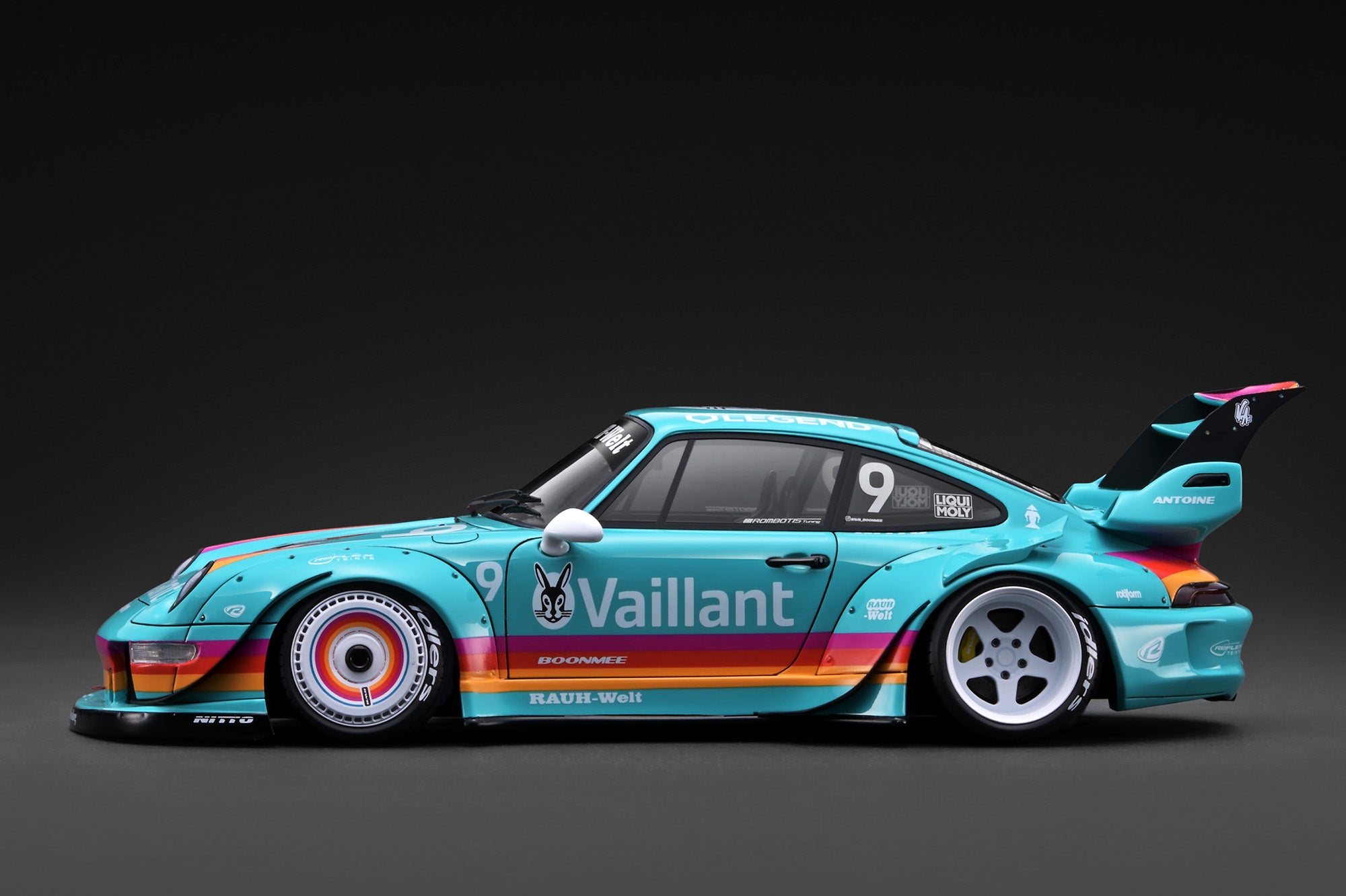 Preorder] Ignition Model 1:18 Porsche RWB 993 Blue-Green IG4146
