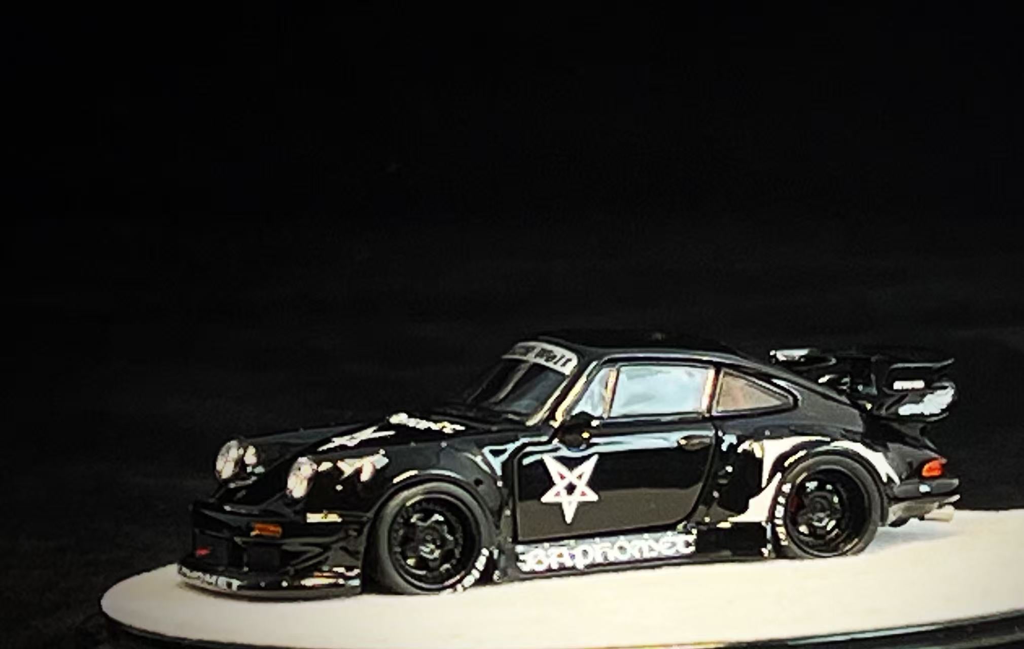 PGM 1/64 ポルシェ RWB930 Bapt Demon ブラック Preorder] PGM 1:64 Porsche RWB930 Baphomet Demon PGM-640210 (2
