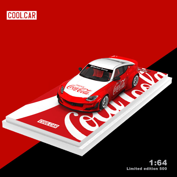 [Preorder] Cool Car 1:64 Nissan 400Z Coca Cola Livery (4 Versions)