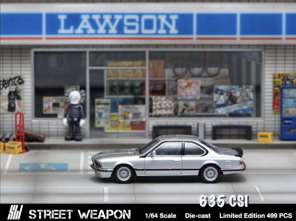 Street Weapon 1:64 BMW 635 CSI / Benz W140 – Horizon Diecast