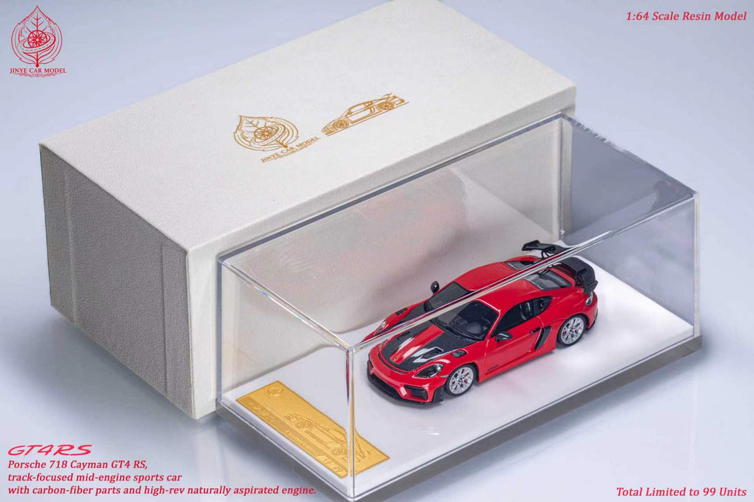 [Preorder] JINYE Car Model 1:64 Porsche 718 M4 GTS (9 Colours)
