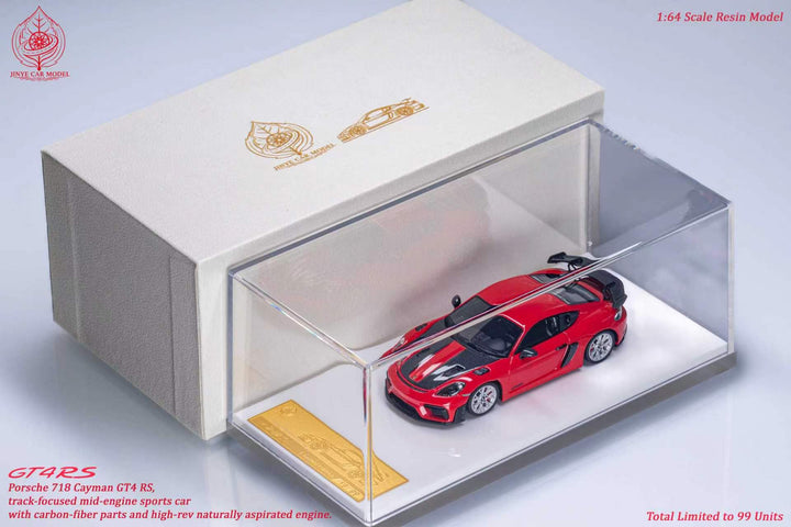 [Preorder] JINYE Car Model 1:64 Porsche 718 M4 GTS (9 Colours)