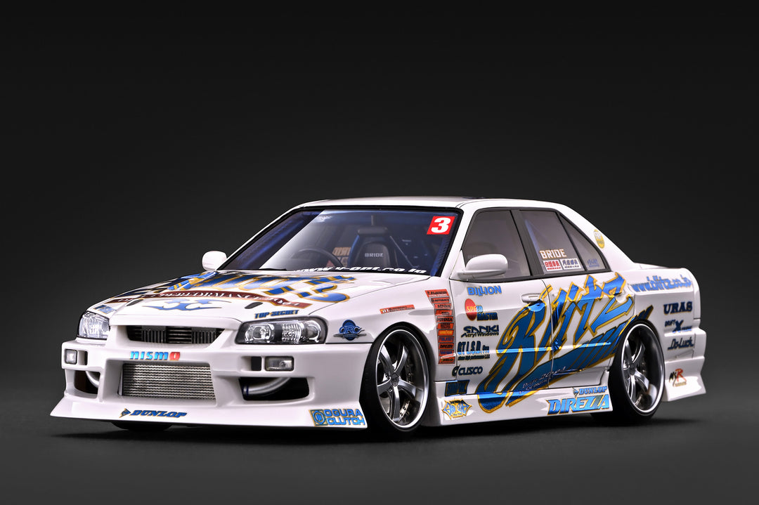 [Preorder] Ignition Model 1:18 URAS Skyline ER34 2004 D1 Spec Replica IG4195
