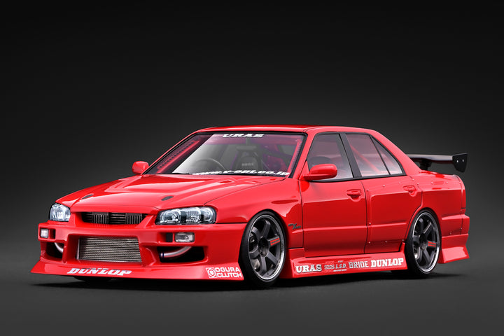 [Preorder] Ignition Model 1:18 URAS Skyline ER34 Red Metallic IG4198