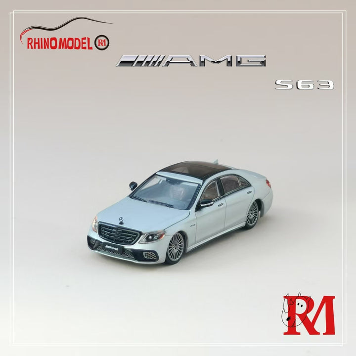 [Preorder] Rhino Model 1:64 Mercedes-Benz S Class 6th Generation W222 AMG S63 (4 Versions)