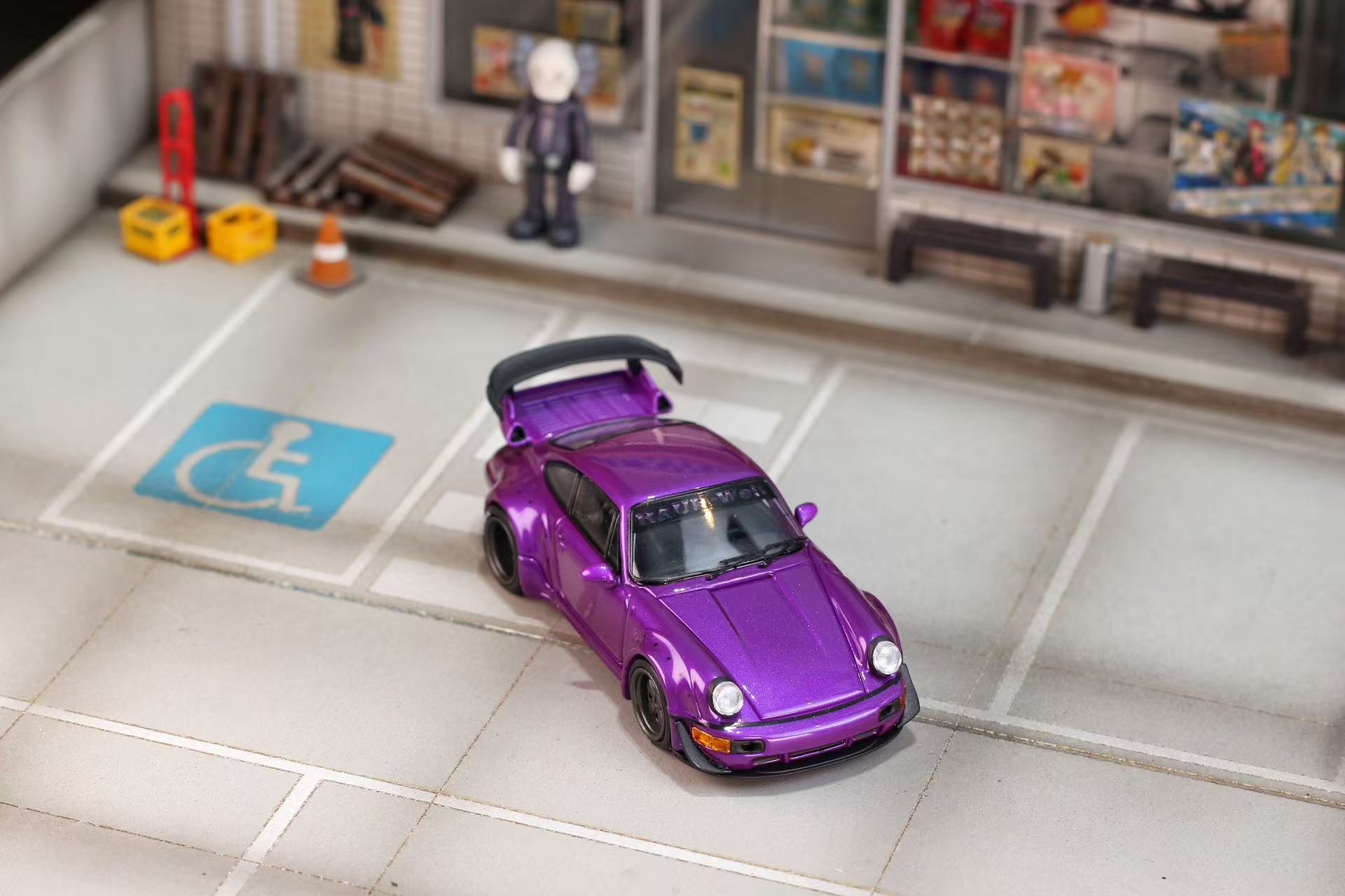 Preorder] Street Weapon 1:64 RWB 964 Metallic Violet – Horizon Diecast