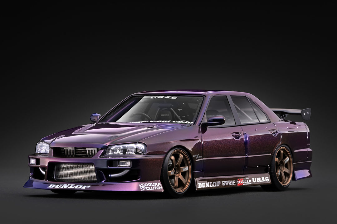 [Preorder] Ignition Model 1:18 URAS Skyline ER34 Purple Metallic IG4200