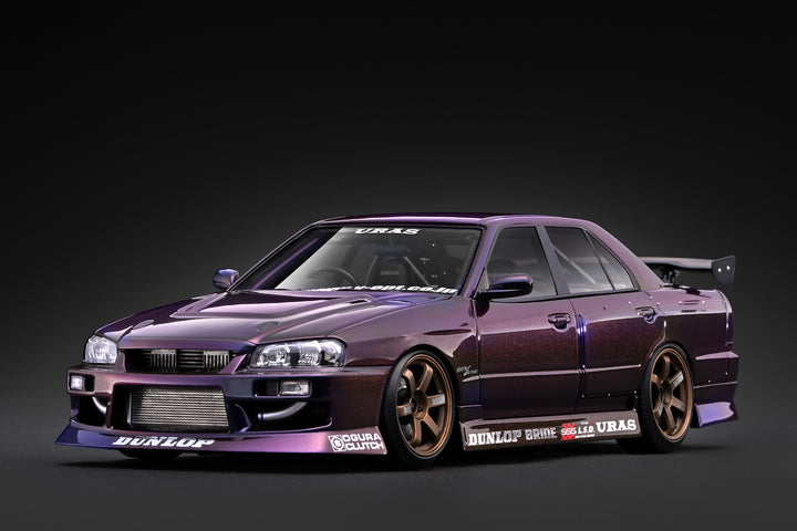 [Preorder] Ignition Model 1:18 URAS Skyline ER34 Purple Metallic IG4200