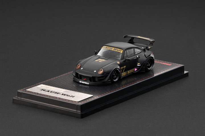 [Preorder] Ignition Model 1:64 Porsche RWB 993 Matte Black IG4212