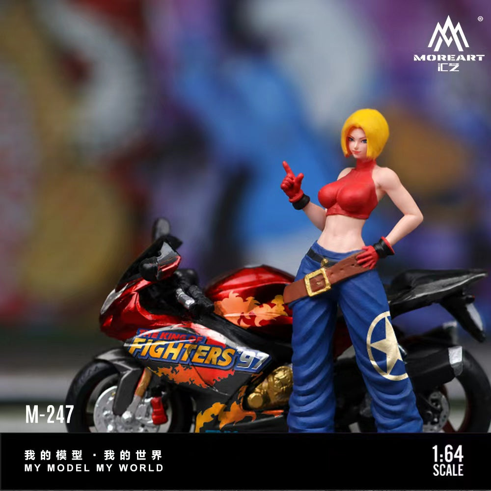 [Preorder] MoreArt 1:64 King of Fighters Motorcycle Doll Set MO2222457