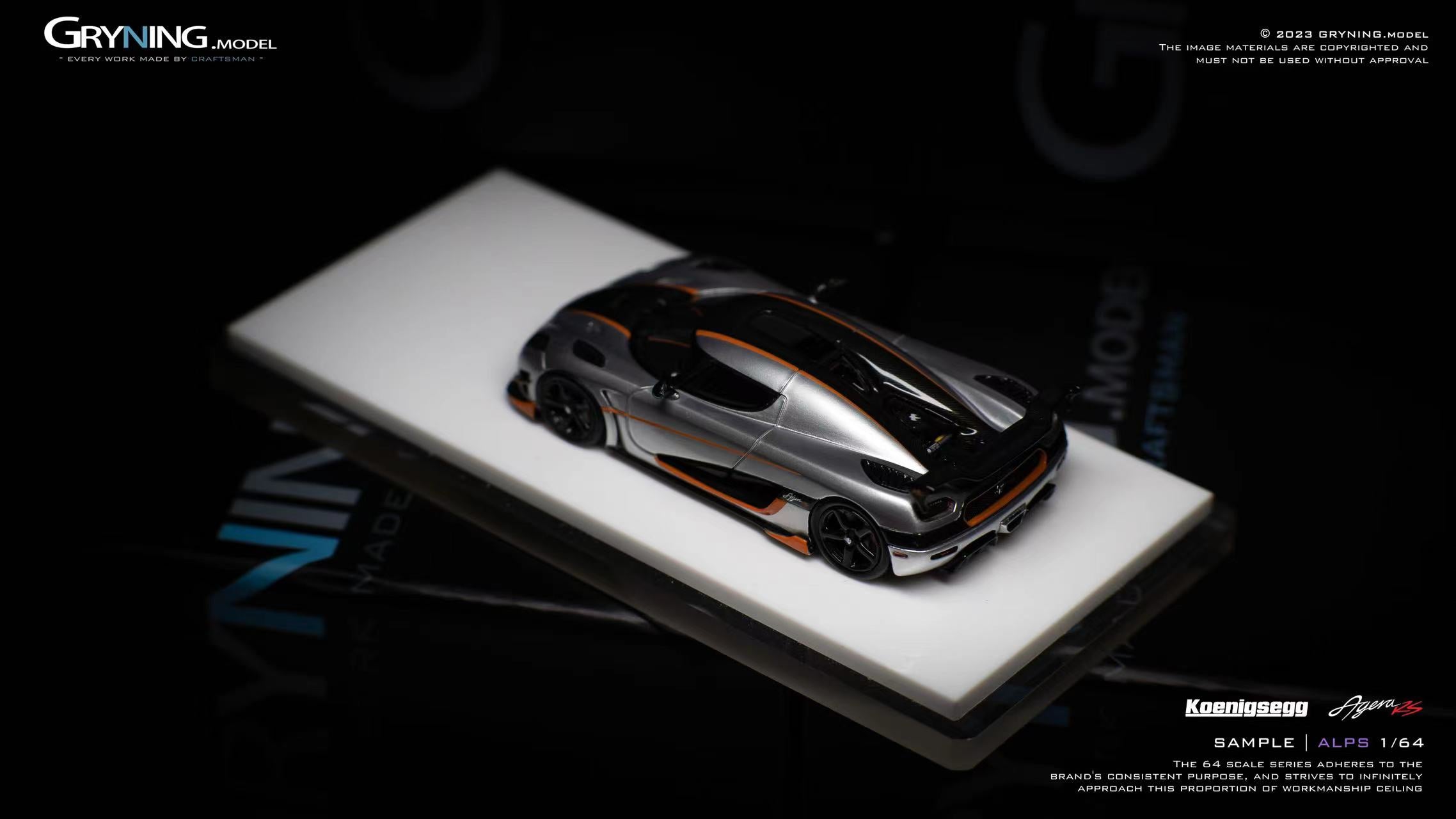 Gryning Model 1:64 Resin Koenigsegg Agera RS – Horizon Diecast