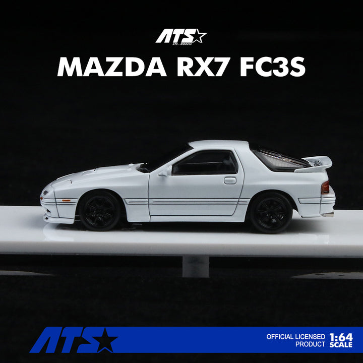 [Preorder] ATS Model 1:64 Mazda RX7 FC3S White ATS880201