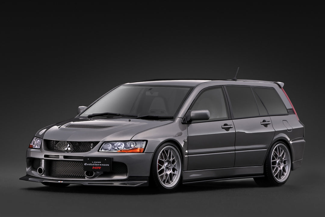 [Preorder] Ignition Model 1:18 Mitsubishi Lancer Evolution Wagon MR (CT9W) Gun Metallic IG4253