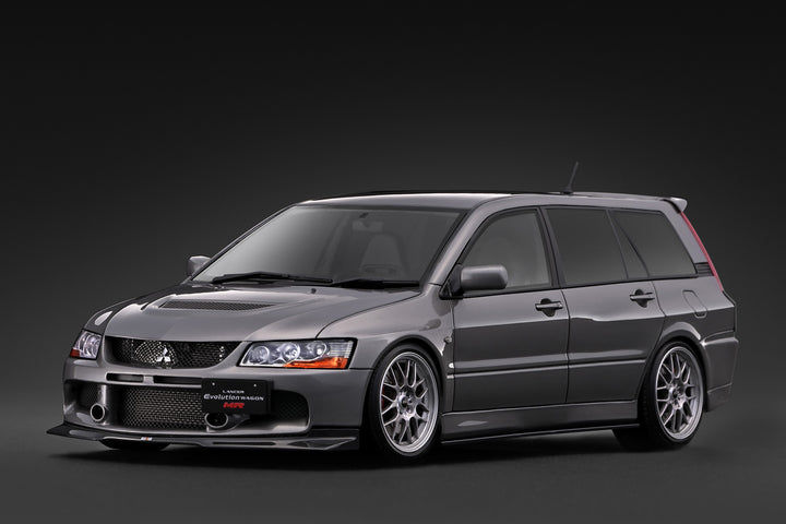 [Preorder] Ignition Model 1:18 Mitsubishi Lancer Evolution Wagon MR (CT9W) Gun Metallic IG4253