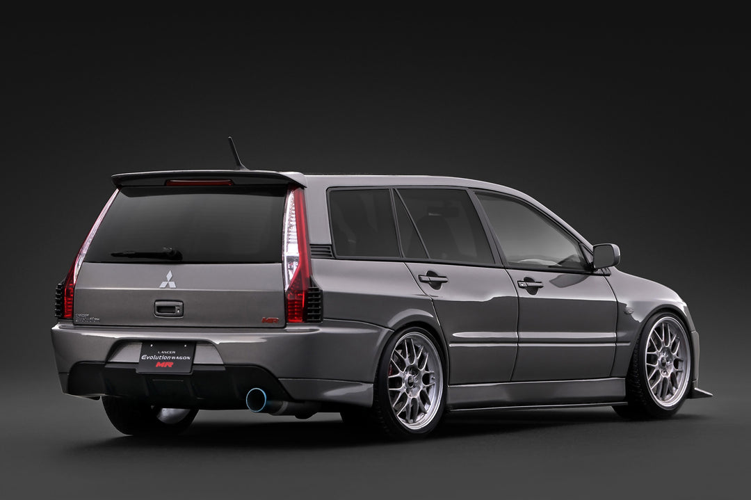[Preorder] Ignition Model 1:18 Mitsubishi Lancer Evolution Wagon MR (CT9W) Gun Metallic IG4253