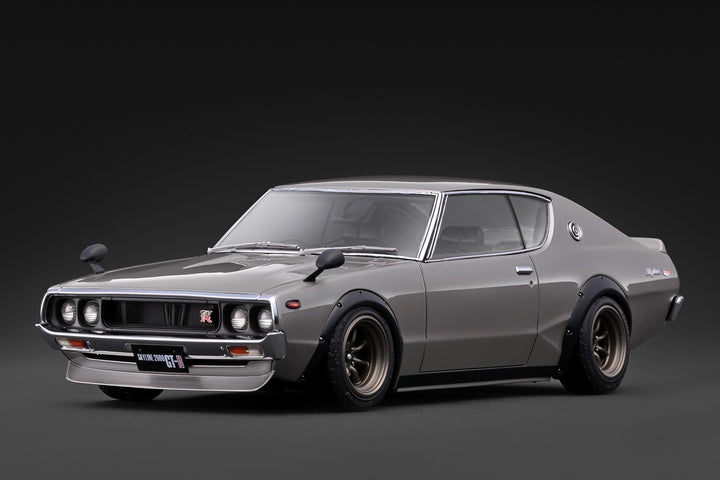[Preorder] Ignition Model 1:18 Nissan Skyline 2000 GT-R (KPGC110) With Engine Silver IG4254