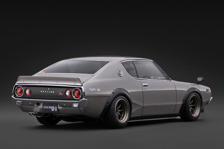 [Preorder] Ignition Model 1:18 Nissan Skyline 2000 GT-R (KPGC110) With Engine Silver IG4254