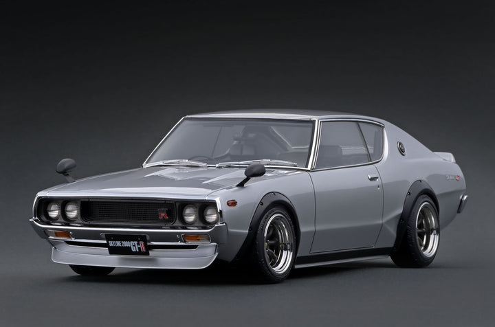 [Preorder] Ignition Model 1:18 Nissan Skyline 2000 GT-R (KPGC110) Silver IG4255