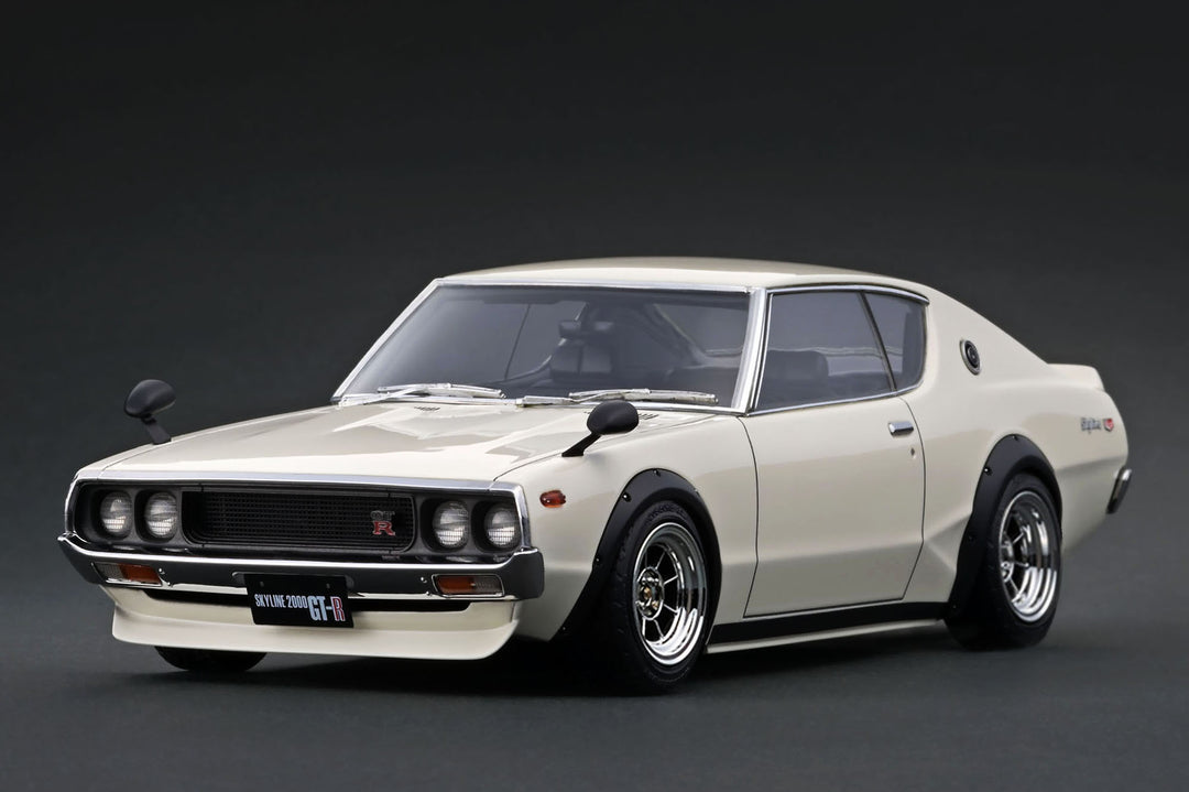 [Preorder] Ignition Model 1:18 Nissan Skyline 2000 GT-R (KPGC110) Ivory White IG4256