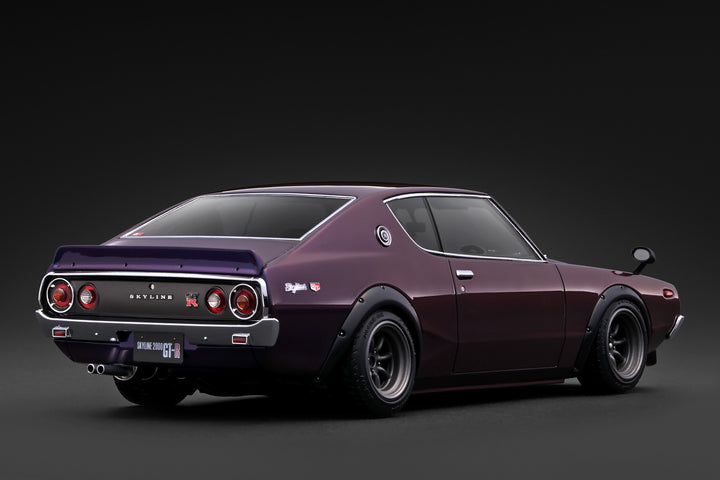 [Preorder] Ignition Model 1:18 Nissan Skyline 2000 GT-R (KPGC110) Purple Metallic IG4258