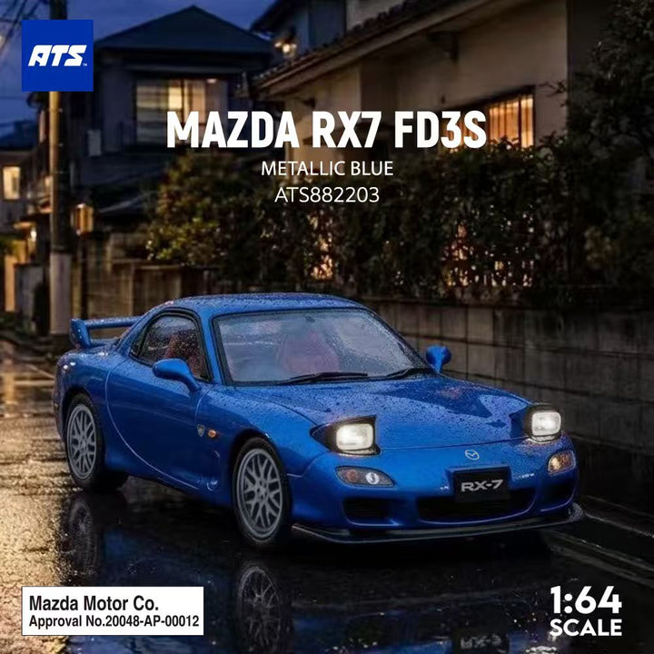 [Preorder] ATS Model 1:64 Mazda RX7 FD3S (2 Colours) ATS882202/ATS882203