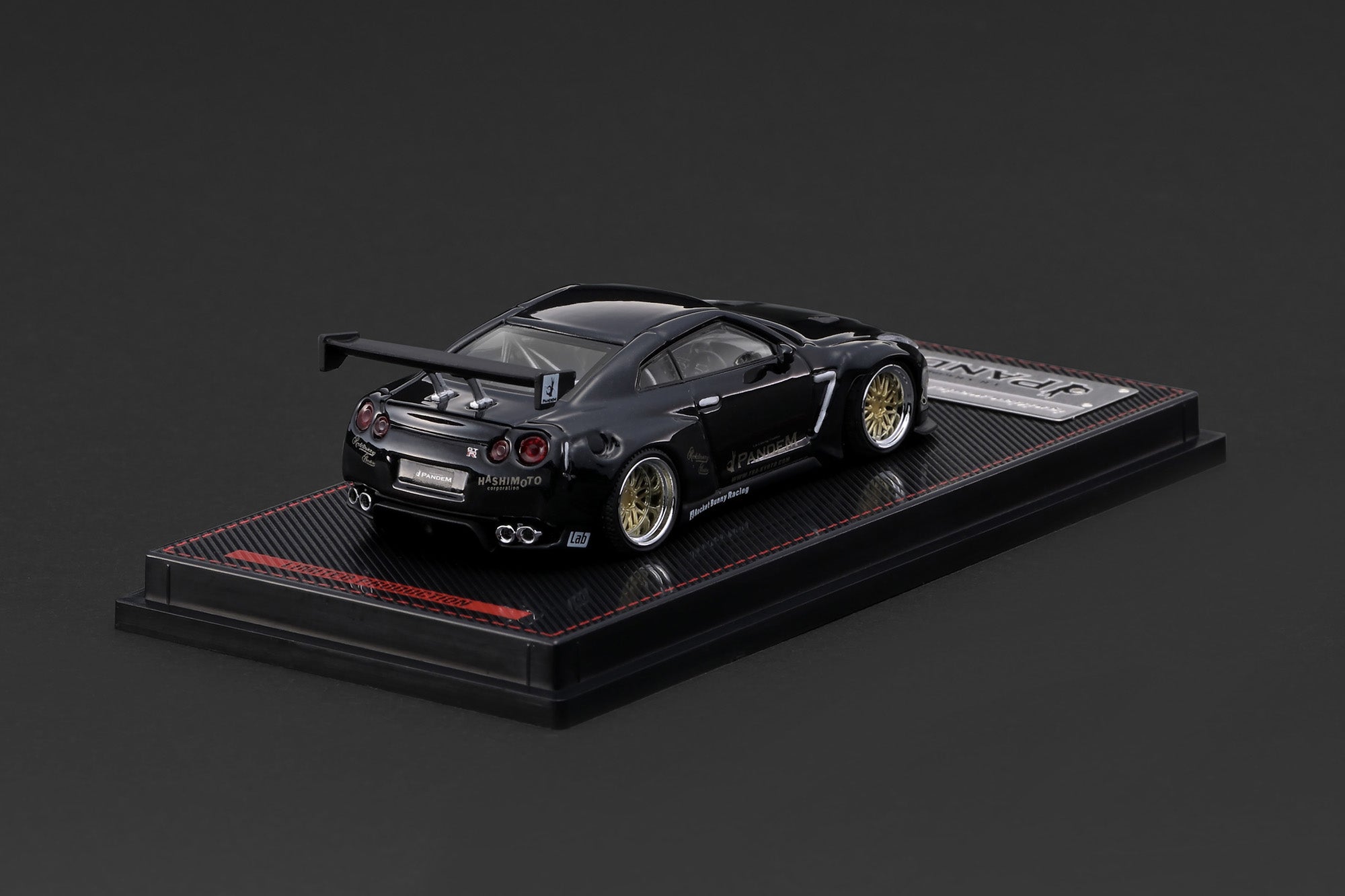 Preorder] Ignition Model 1:64 PANDEM R35 GT-R Black Metallic
