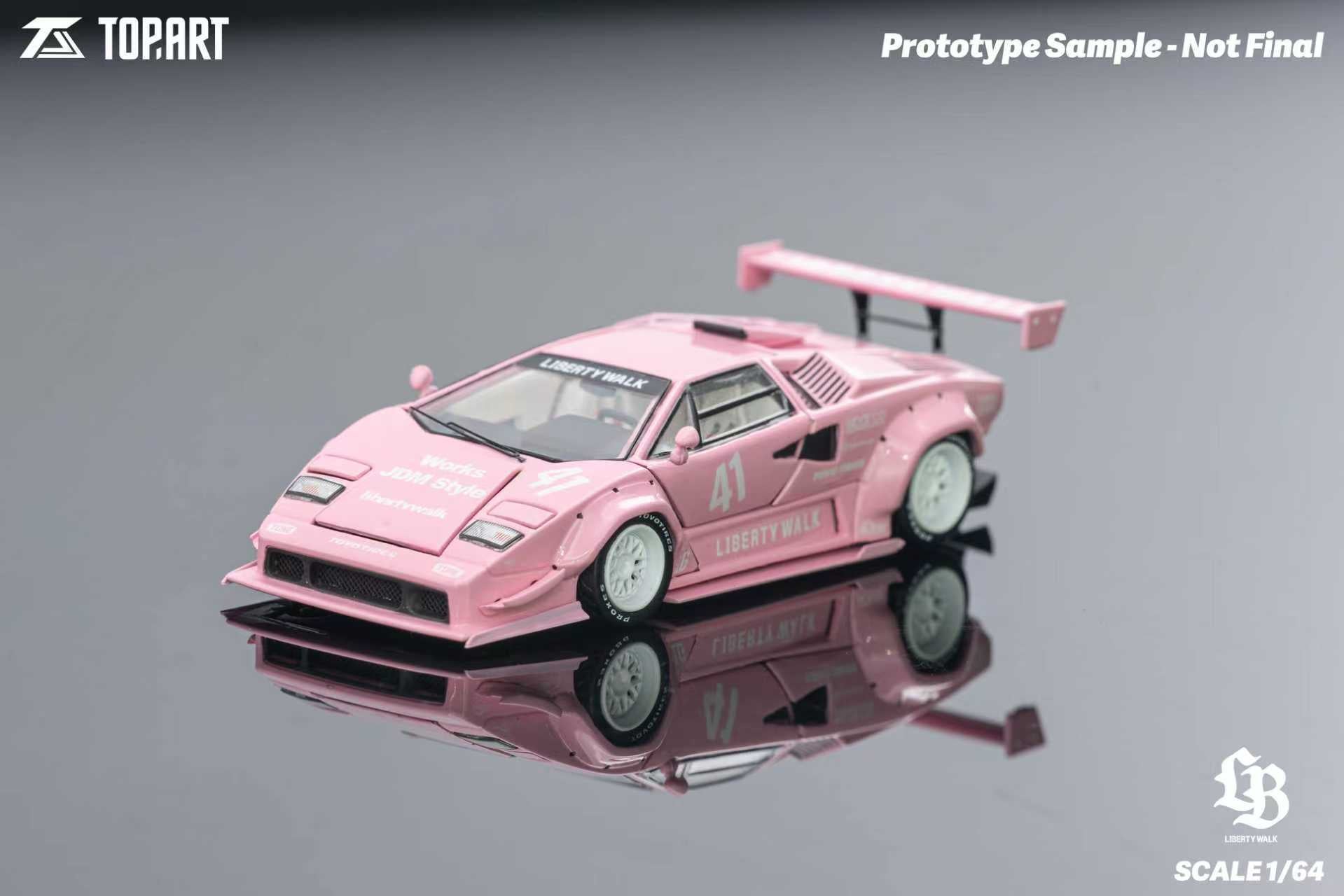 TOPART 1/64 LB★WORKS Countach Chameleon TopArt 1:64 LBWK Lamborghini Countach Chameleon TAO640006 – CarBro MC