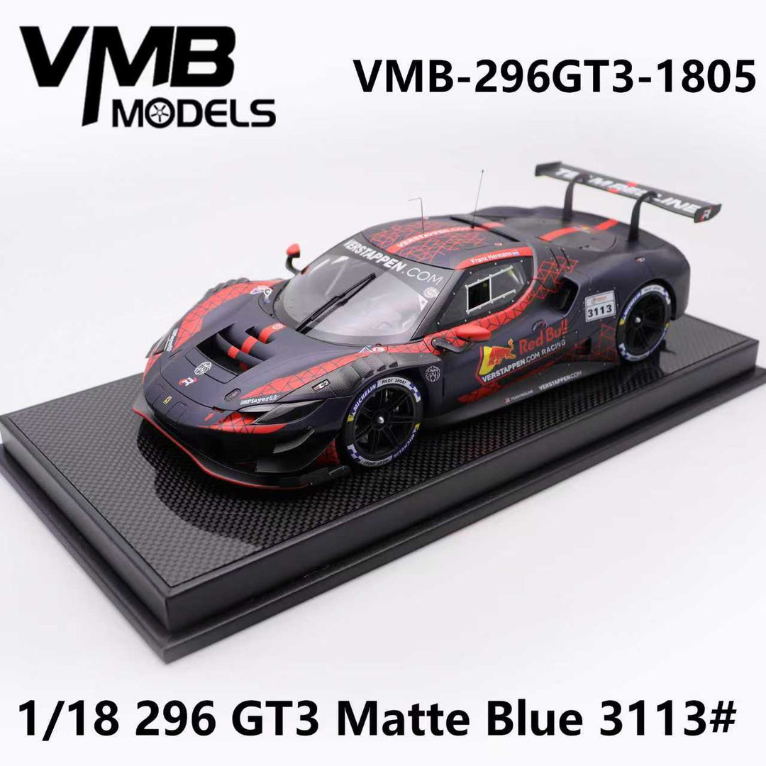 [Preorder] VMB 1:18 Ferrari 296 GT3 Test Car VMB-296GT3-1805