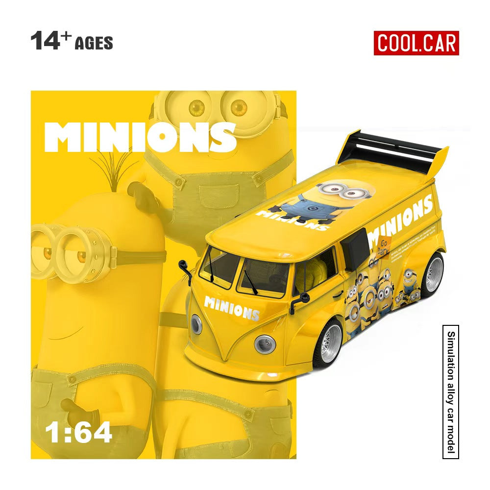 Preorder] Cool Car 1:64 Volkswagen TI PICKUP Minions Yellow