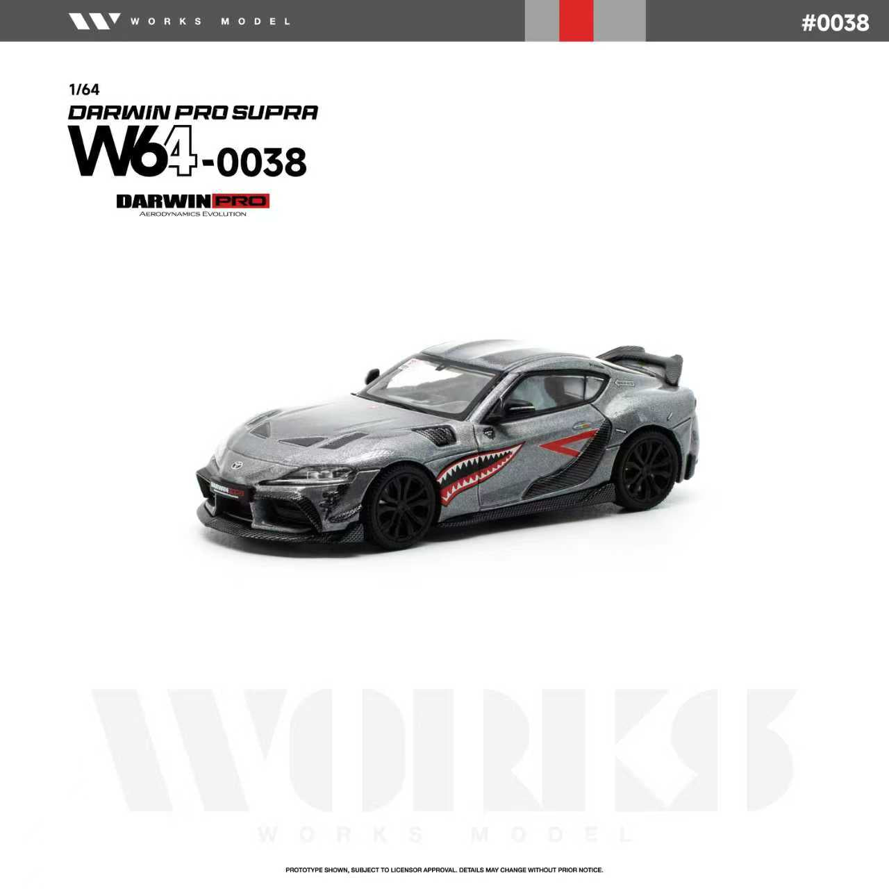 Premium ModelCar　その② Preorder] Works Model 1:64 Toyota GR Supra A90 MK5 DarwinPRO