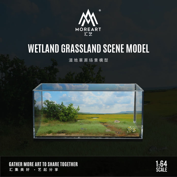 [Preorder] MoreArt 1:64 WETLAND GRASSLAND SCENE MODEL