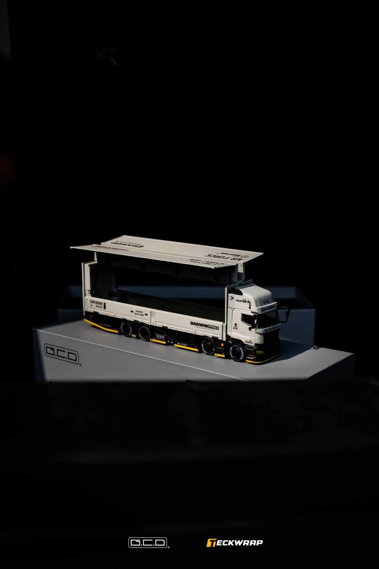 GCD 1:64 Hino Profia 700 combat Grey Livery (DarwinPro &TECKWRAP