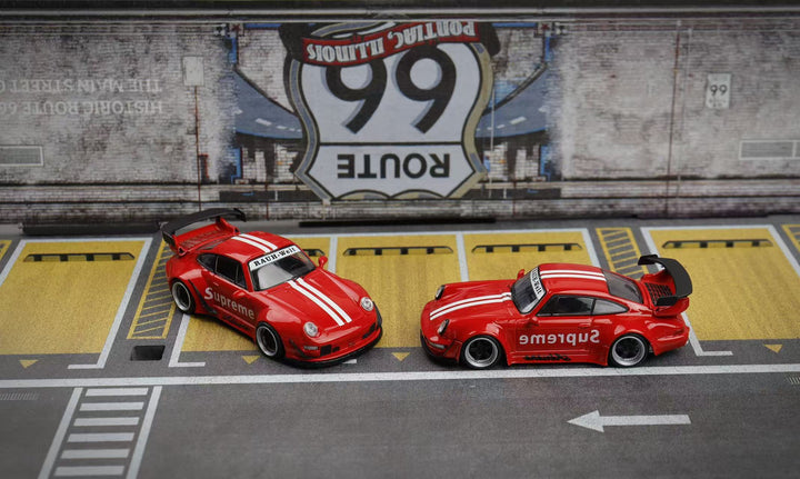 Decode 1:64 Porsche Rwb964/993 SUP livery DE6416010/DE6417006