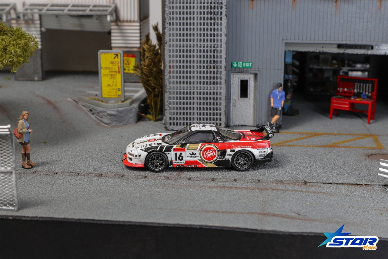 Star Model 1:64 LB-Works Honda NSX Wide-Body Modified Red-White 16