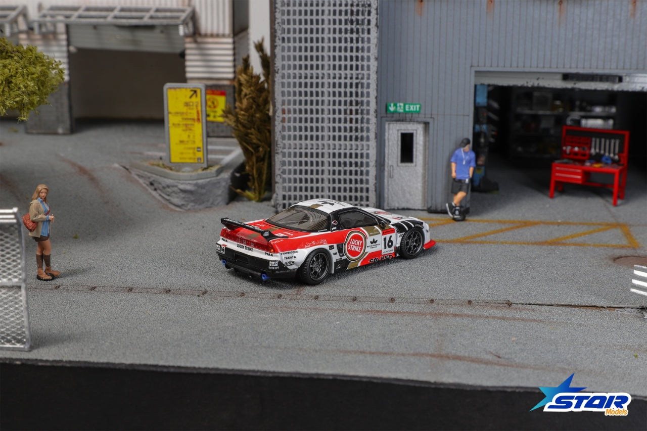 LB★WORKS NSX ミニカー 限定6/10 Star Model 1:64 LB-Works Honda NSX Wide-Body Modified Red-White 16