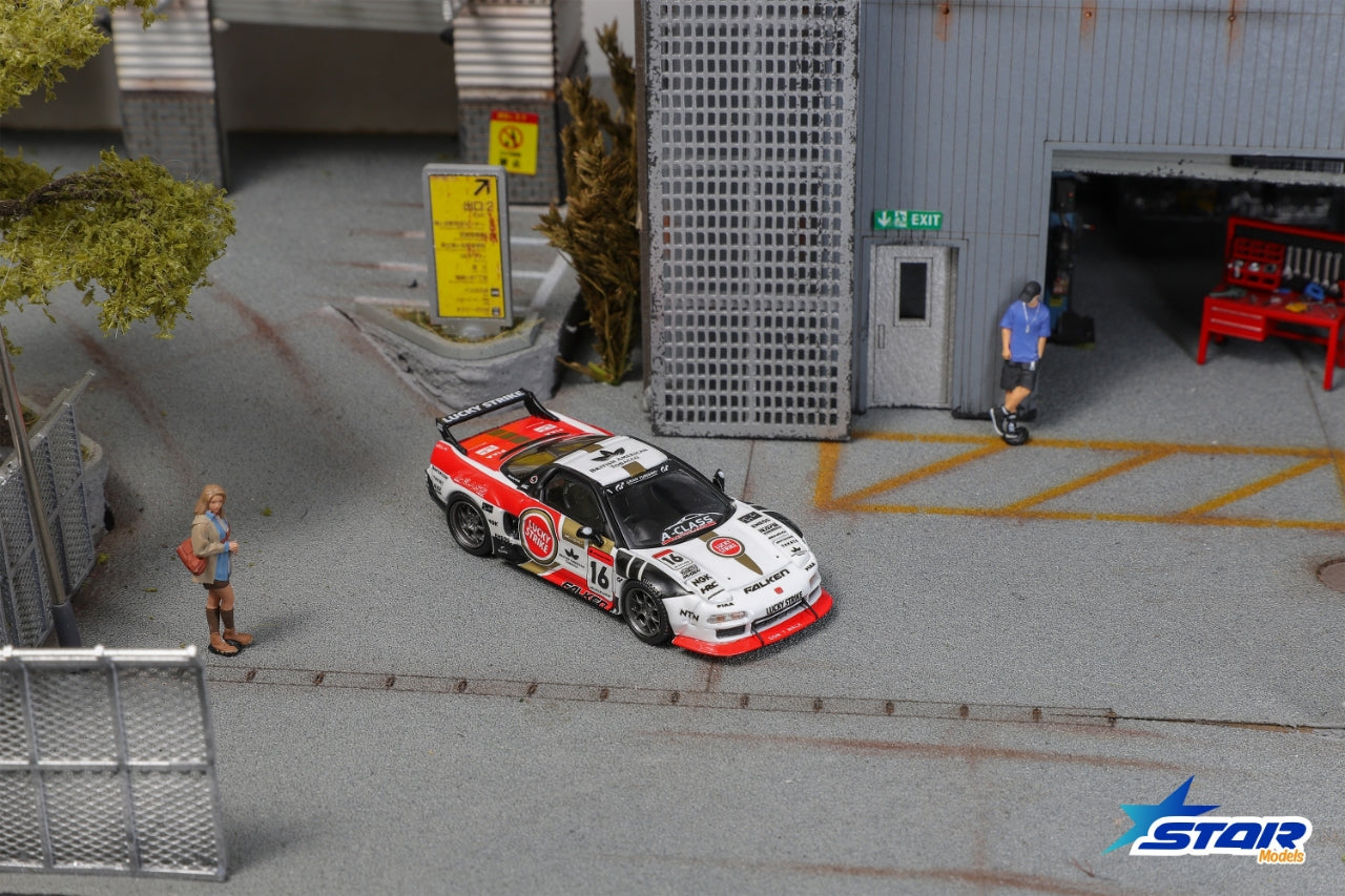 Star Model 1:64 LB-Works Honda NSX Wide-Body Modified Red-White 16