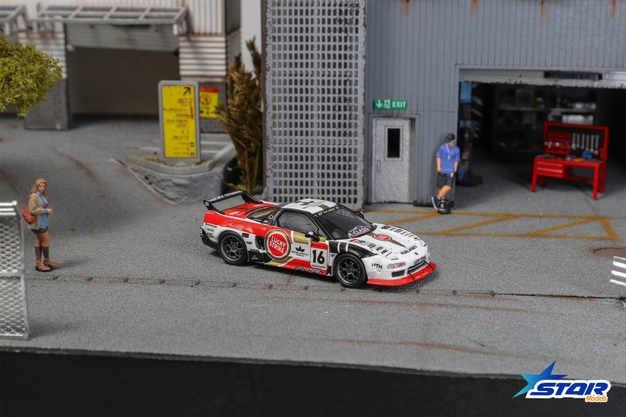 Star Model 1:64 LB-Works Honda NSX Wide-Body Modified Red-White 16