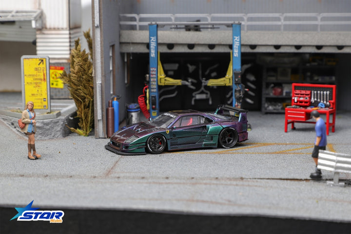 [Preorder] Star Model 1:64 Ferrari Supercar F40 LB-Works Wide-Body Modified (4 Version)