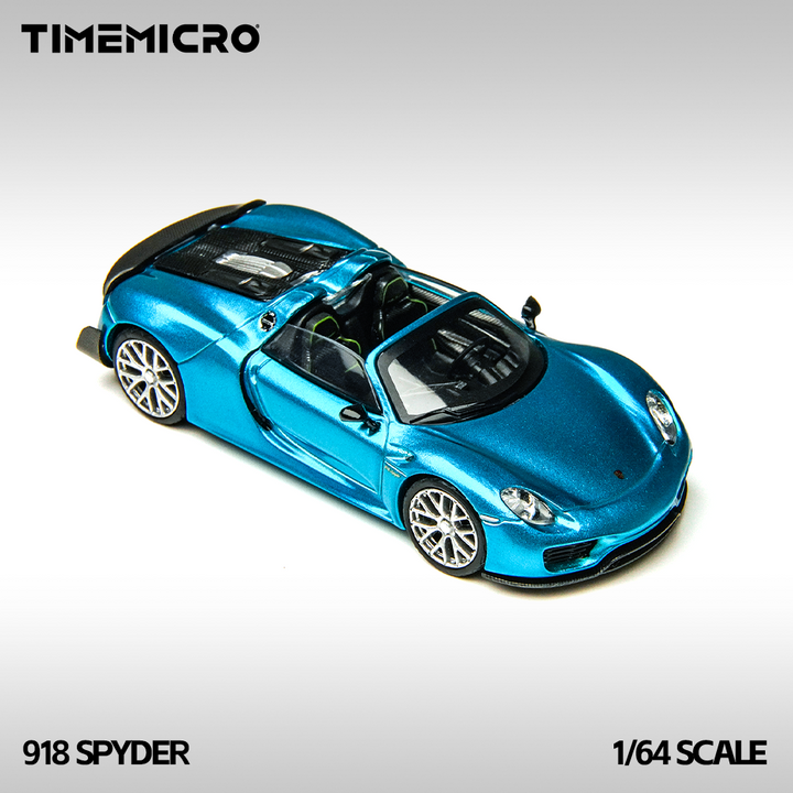 [Preorder] TimeMicro 1:64 Porsche 918 Spyder - Blue TM643530