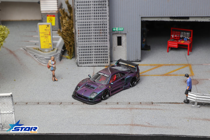 [Preorder] Star Model 1:64 Ferrari Supercar F40 LB-Works Wide-Body Modified (4 Version)