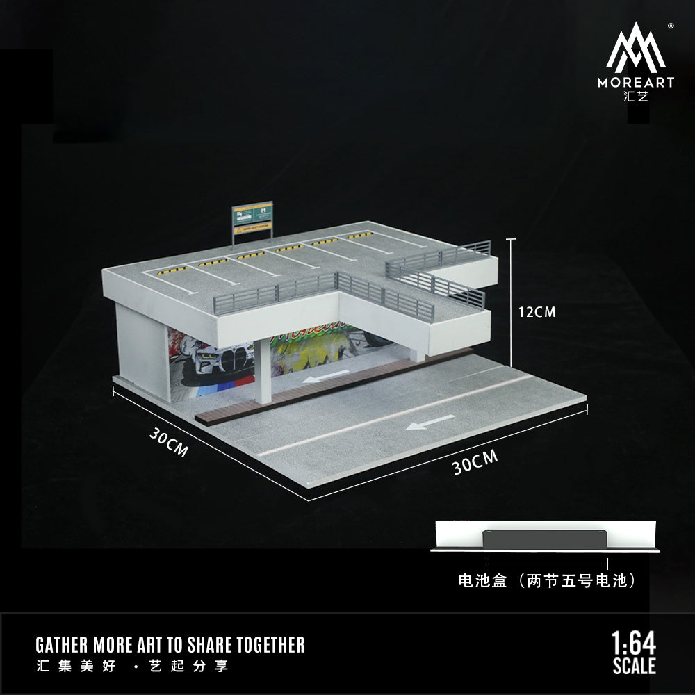 [Preorder] MoreArt 1:64 Double Layered Fence Outdoor Parking lot