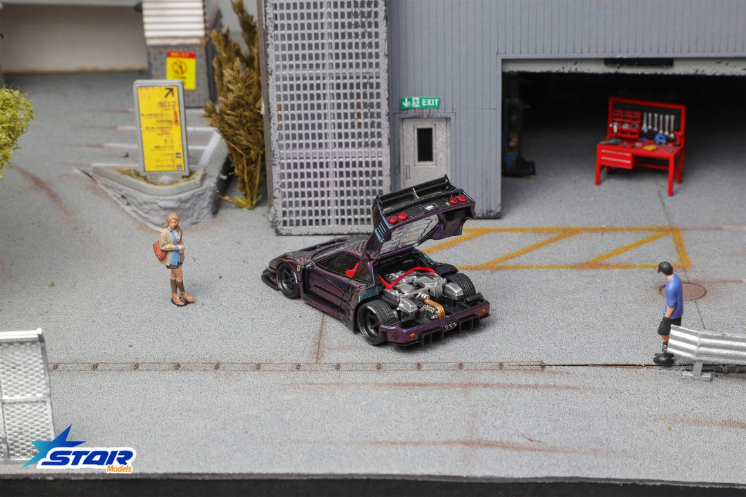 [Preorder] Star Model 1:64 Ferrari Supercar F40 LB-Works Wide-Body Modified (4 Version)