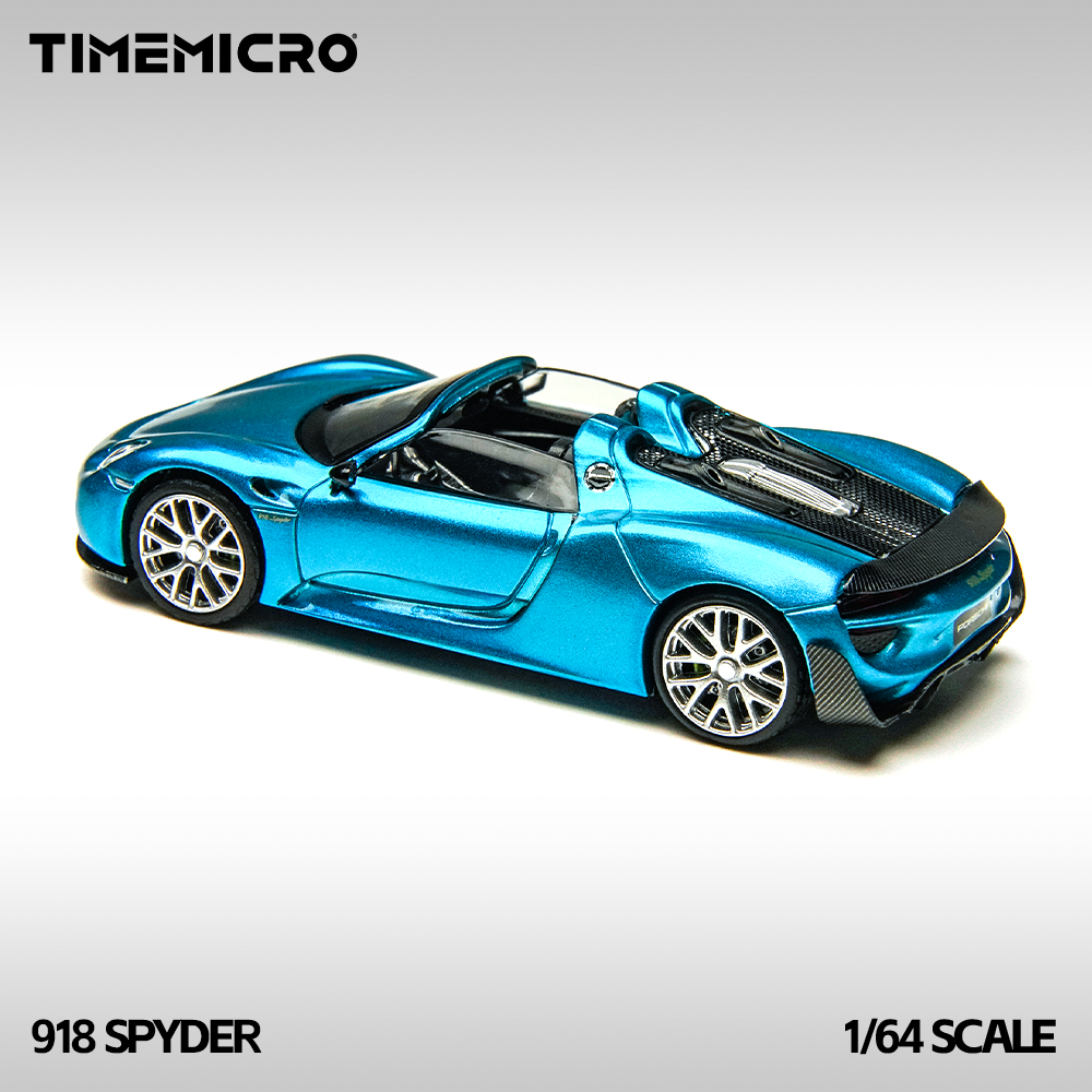[Preorder] TimeMicro 1:64 Porsche 918 Spyder - Blue TM643530