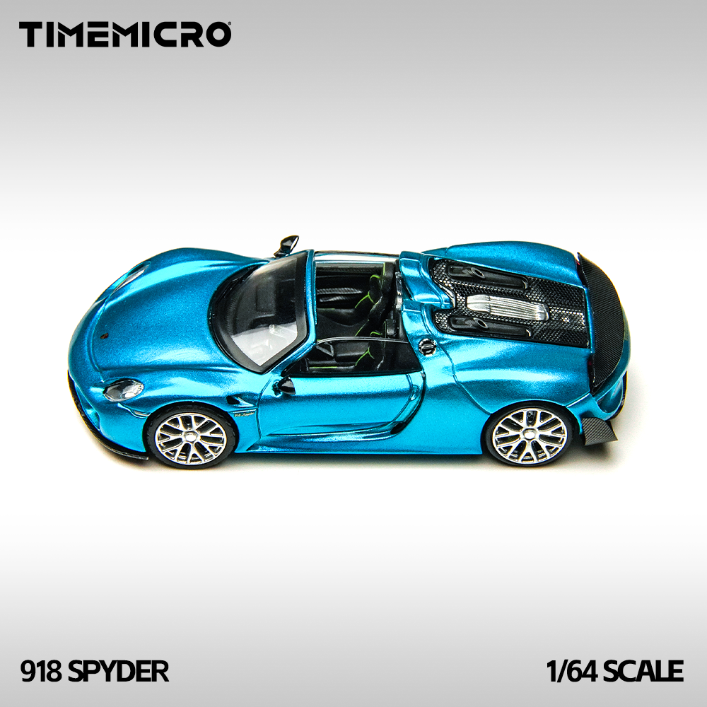 [Preorder] TimeMicro 1:64 Porsche 918 Spyder - Blue TM643530