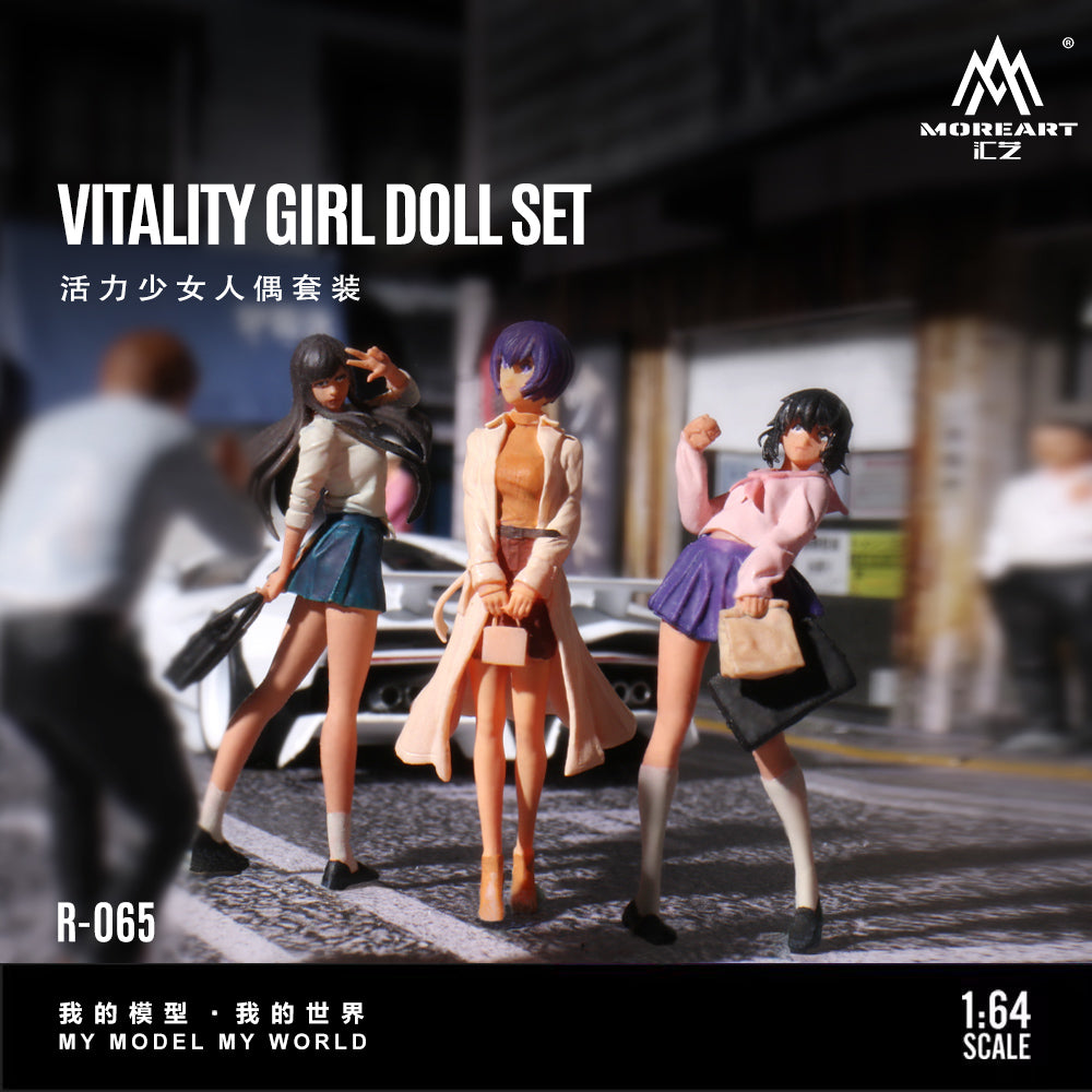 [Preorder] MoreArt 1:64 VITALITY GIRL DOLLSET MO223065